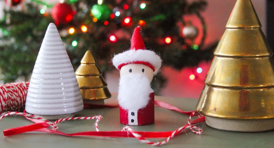 DIY HABA Wooden Block Santa